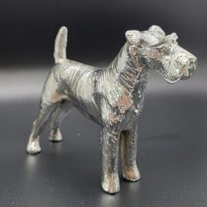 Vintage Terrier Hood Ornament Rare Find